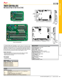 Thumbnail of document Brochure - DCT600 Timer Controller